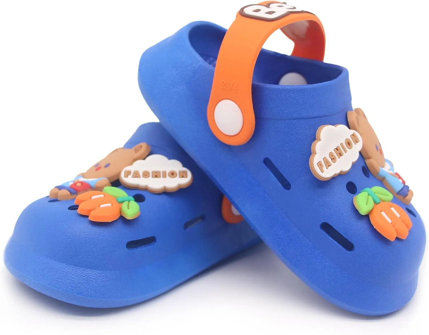 Toddler Shoes Clogs Slide Sandals for 0-8yrs Kids Unisex for Girls and Boys Garden Shoes Cartoon Slides Slip-Resistance Sandals Beach Pool Slippers
