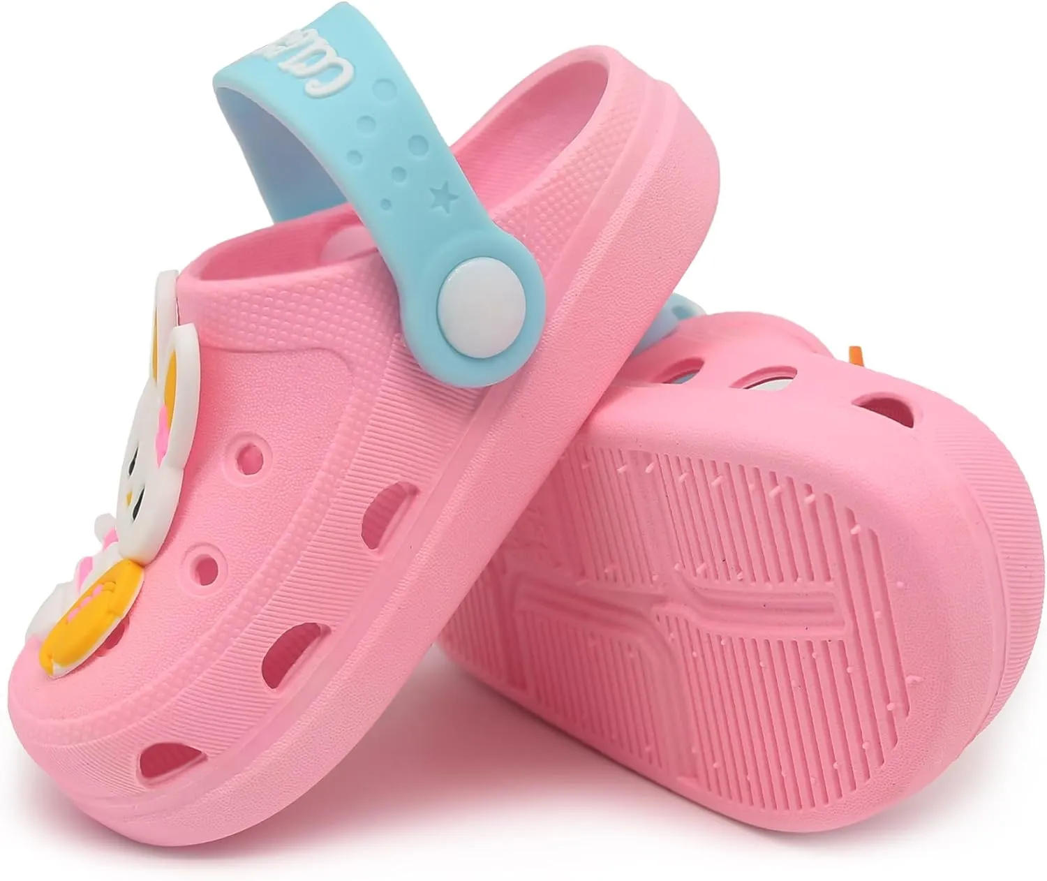 Toddler Shoes Little Kid Clogs Slide Sandals for 0-8 yrs Kids Unisex for Girls and Boys Garden Shoes Cartoon Slides Slip-Resistance Sandals Beach Pool Slippers