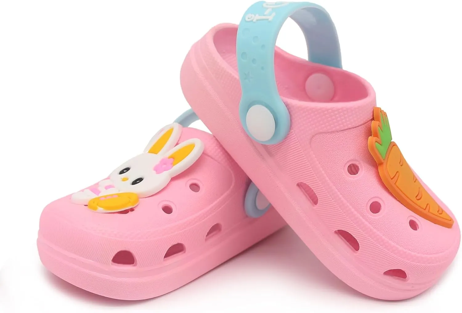 Toddler Shoes Little Kid Clogs Slide Sandals for 0-8 yrs Kids Unisex for Girls and Boys Garden Shoes Cartoon Slides Slip-Resistance Sandals Beach Pool Slippers