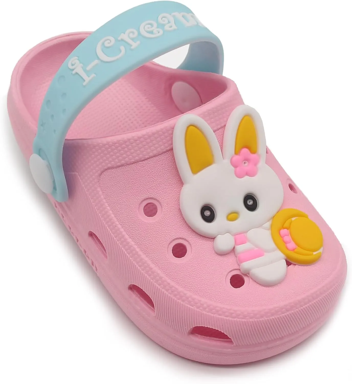 Toddler Shoes Little Kid Clogs Slide Sandals for 0-8 yrs Kids Unisex for Girls and Boys Garden Shoes Cartoon Slides Slip-Resistance Sandals Beach Pool Slippers