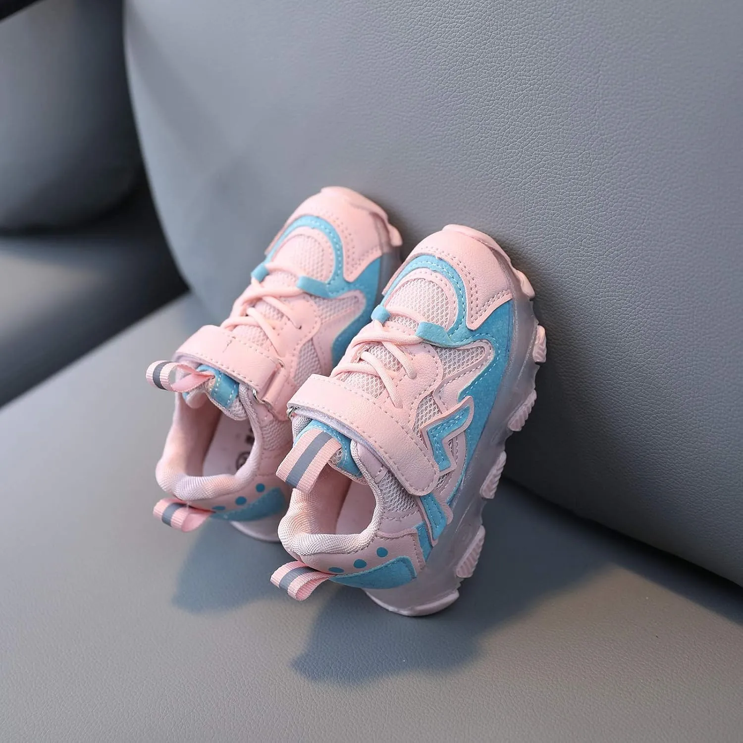 Toddler Sneakers,Kids Baby Boys Girls Bling Led Light Sport Shoes Children Mesh Luminous Sneakers Shoes