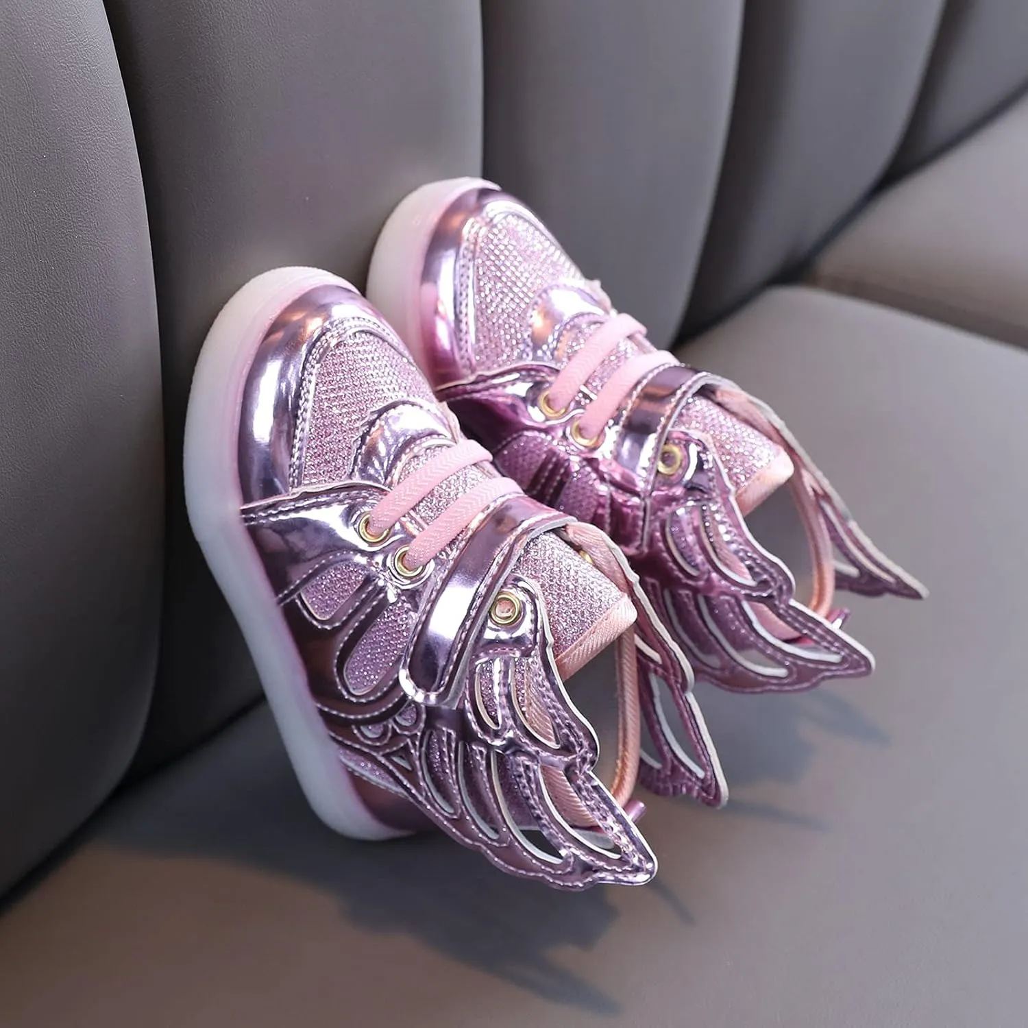 Toddler Sneakers,Kids Baby Boys Girls Bling Led Light Sport Shoes Children Mesh Luminous Sneakers Shoes