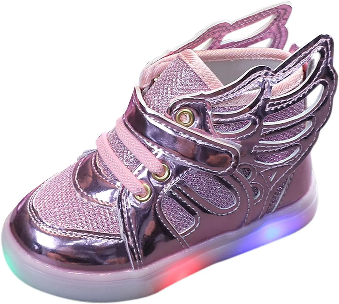 Toddler Sneakers,Kids Baby Boys Girls Bling Led Light Sport Shoes Children Mesh Luminous Sneakers Shoes