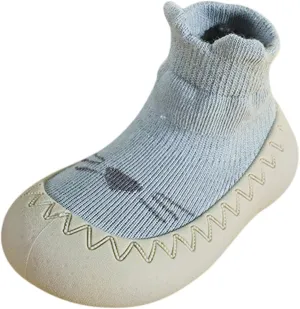 Toddler Sock Shoes Baby Boys Girls Slippers Shoes Non-skid First Walking Shoes Indoor Sneakers for Newborn Infants