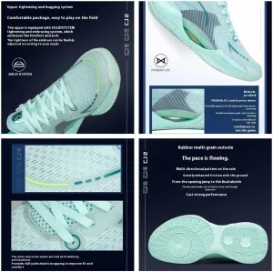 Unisex Breathable Sports Basketball Shoes with Grounding Stability and Anti Slip High Elasticity Basketball Boots