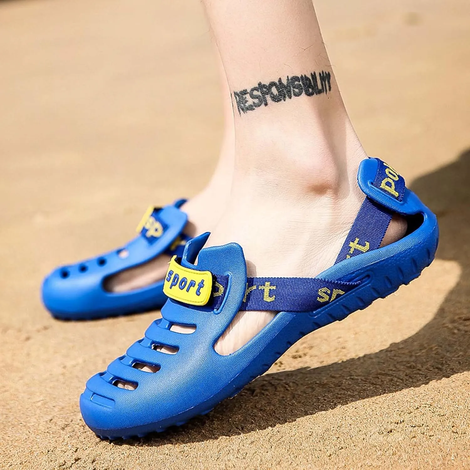Water shoes men summer fast drying swimming beach water shoes water sports diving hiking sailing travel breathable comfortable asual fashionable anti slipwear-resistant
