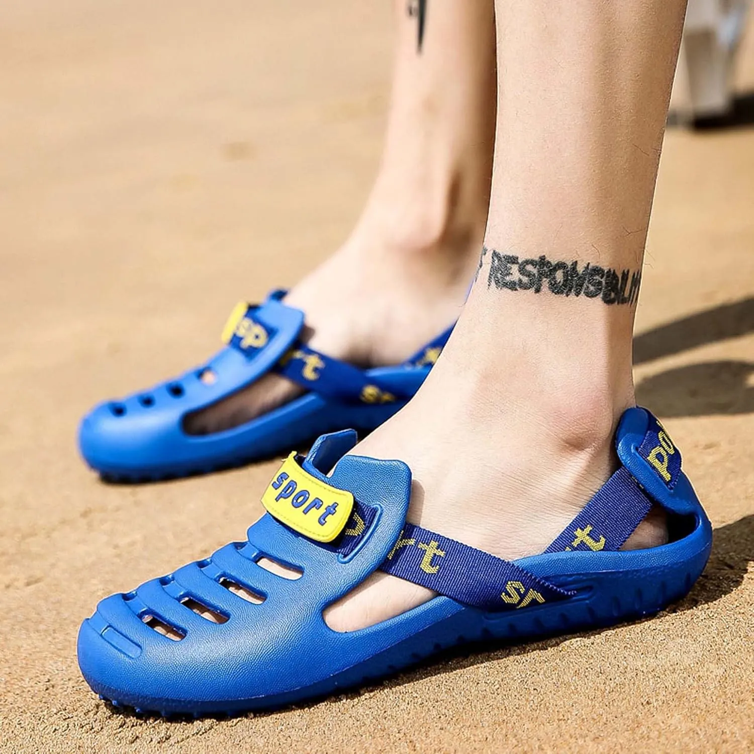 Water shoes men summer fast drying swimming beach water shoes water sports diving hiking sailing travel breathable comfortable asual fashionable anti slipwear-resistant