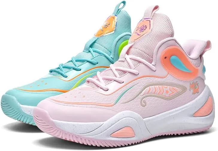 Women Men Basketball Shoes Breathable Non Slip Outdoor Sport Shoes Fashion Athletic Running Tennis Shoes