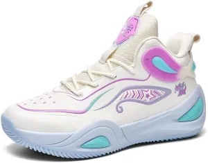 Women Men Basketball Shoes Breathable Non Slip Outdoor Sport Shoes Fashion Athletic Running Tennis Shoes