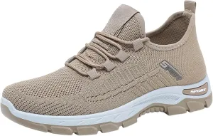 Women Walking Shoes Gym Workout Athletic Slip On Shoes Lightweight Casual Shoe Comfortable Breathable Running Sneakers Orthopedic Bowling Sneaker
