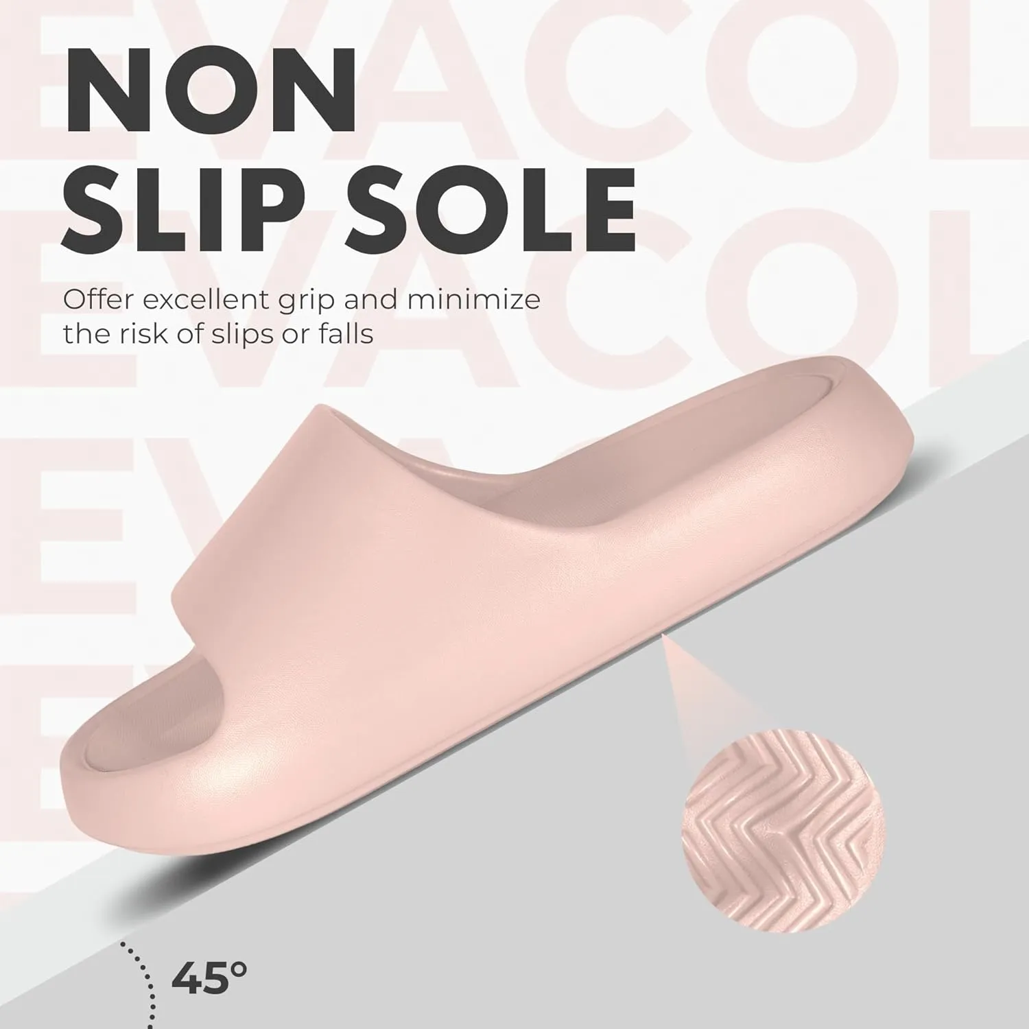 Womens Pillow Slippers - Ultra-Soft Shower Shoes, Anti-Slip Bathroom Sandals, Quick-Drying Easy to Clean Slides for Indoor & Outdoor Use, Bathroom, Bedroom, or Pool.