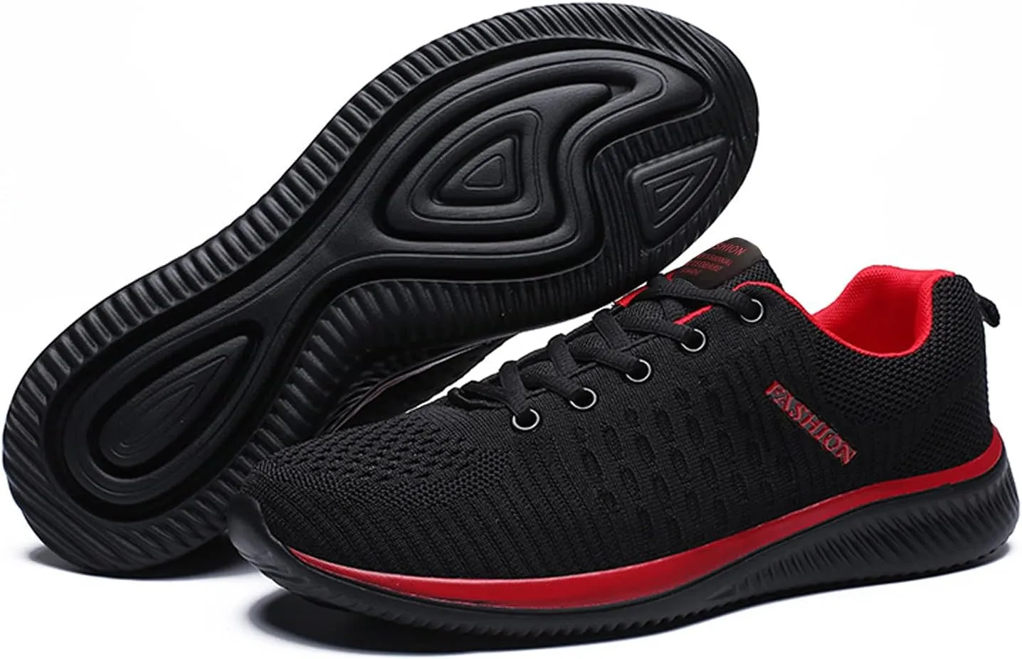 Women's Walking Shoes Mesh Breathable Lightweight Fashion Mens Running Shoes Sports Men's Shoes Casual Waterproof Sneakers Black Tennis Shoe Cross Trainer Shoe