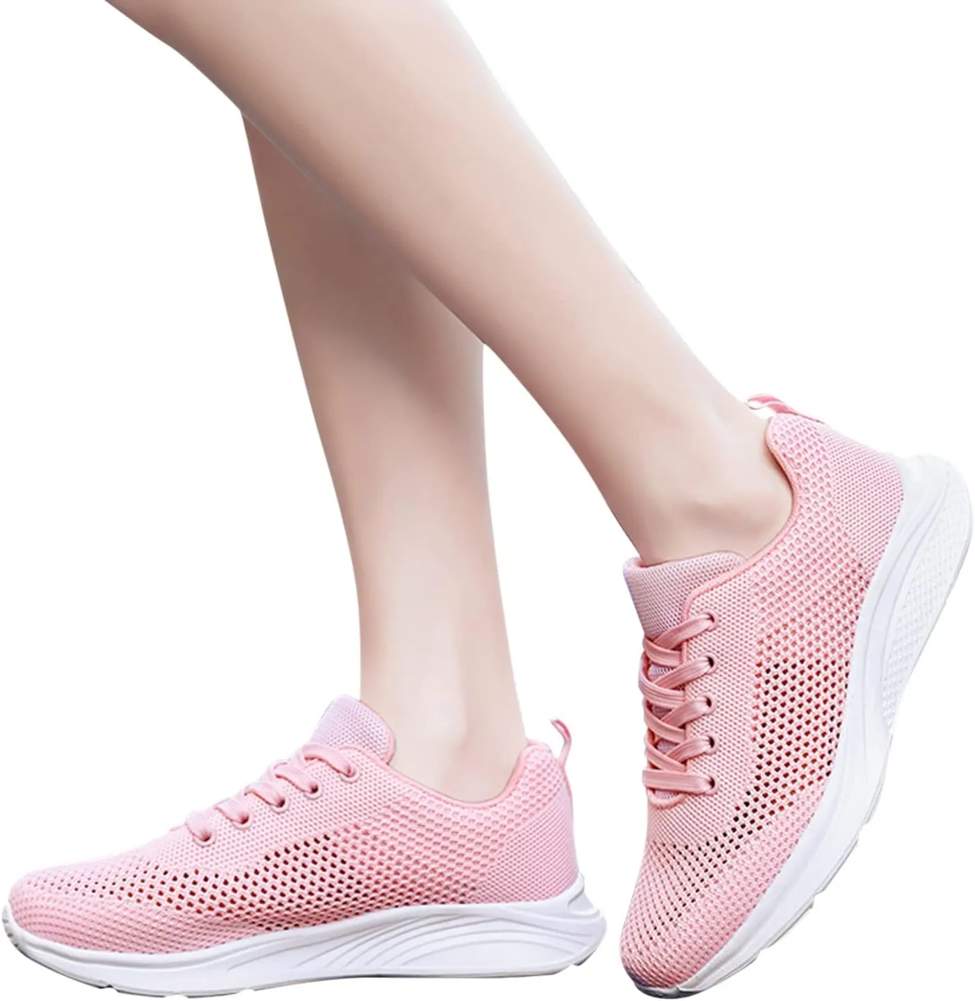 Women's Walking Shoes Mesh Breathable Lightweight Fashion Mens Running Shoes Sports Men's Shoes Casual Waterproof Sneakers Black Tennis Shoe Cross Trainer Shoe