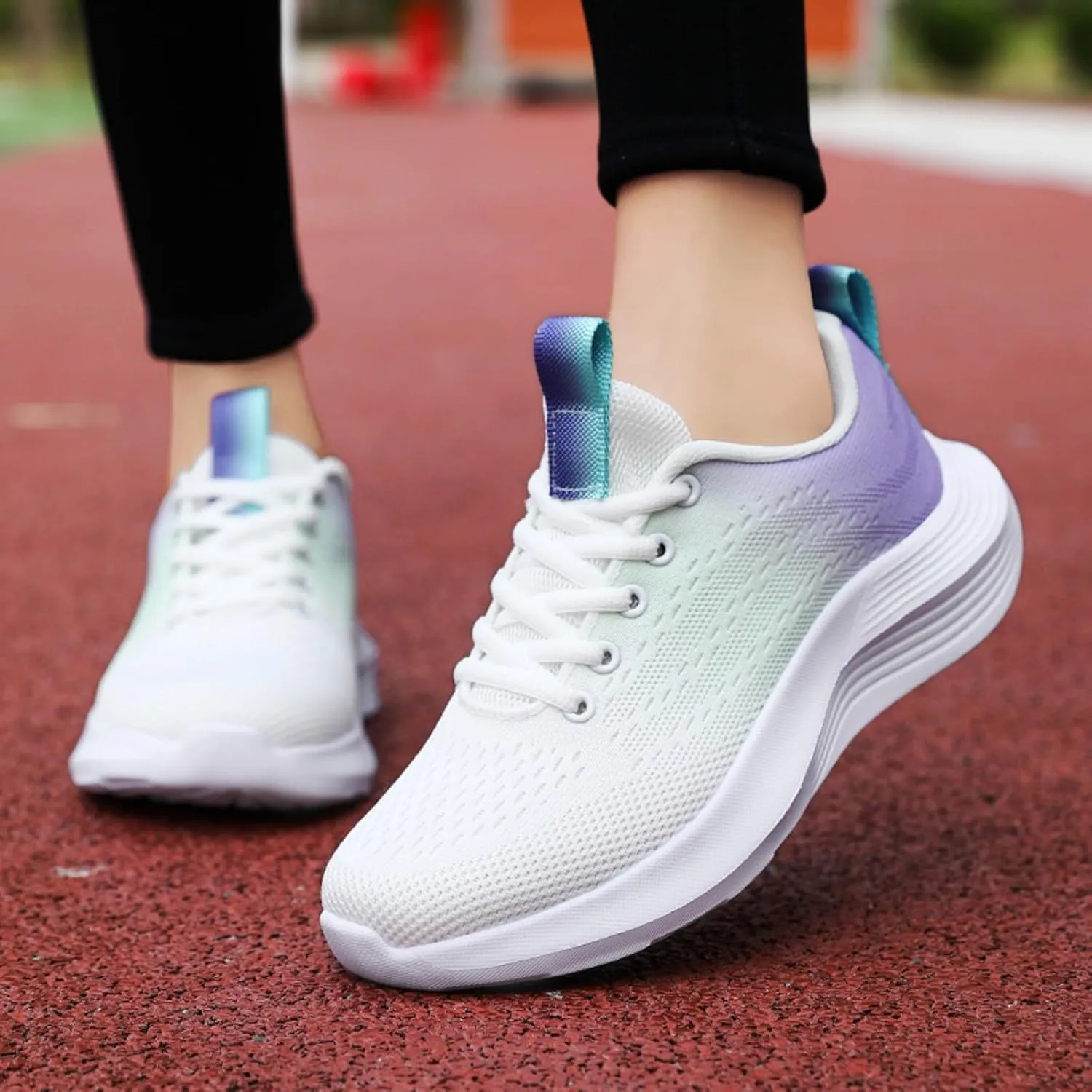 Womens Walking Shoes Slip on Non Slip Memory Foam Running Shoes Wide Width Breathable Gym Workout Shoes Ladies 2024 Fashion Sneakers