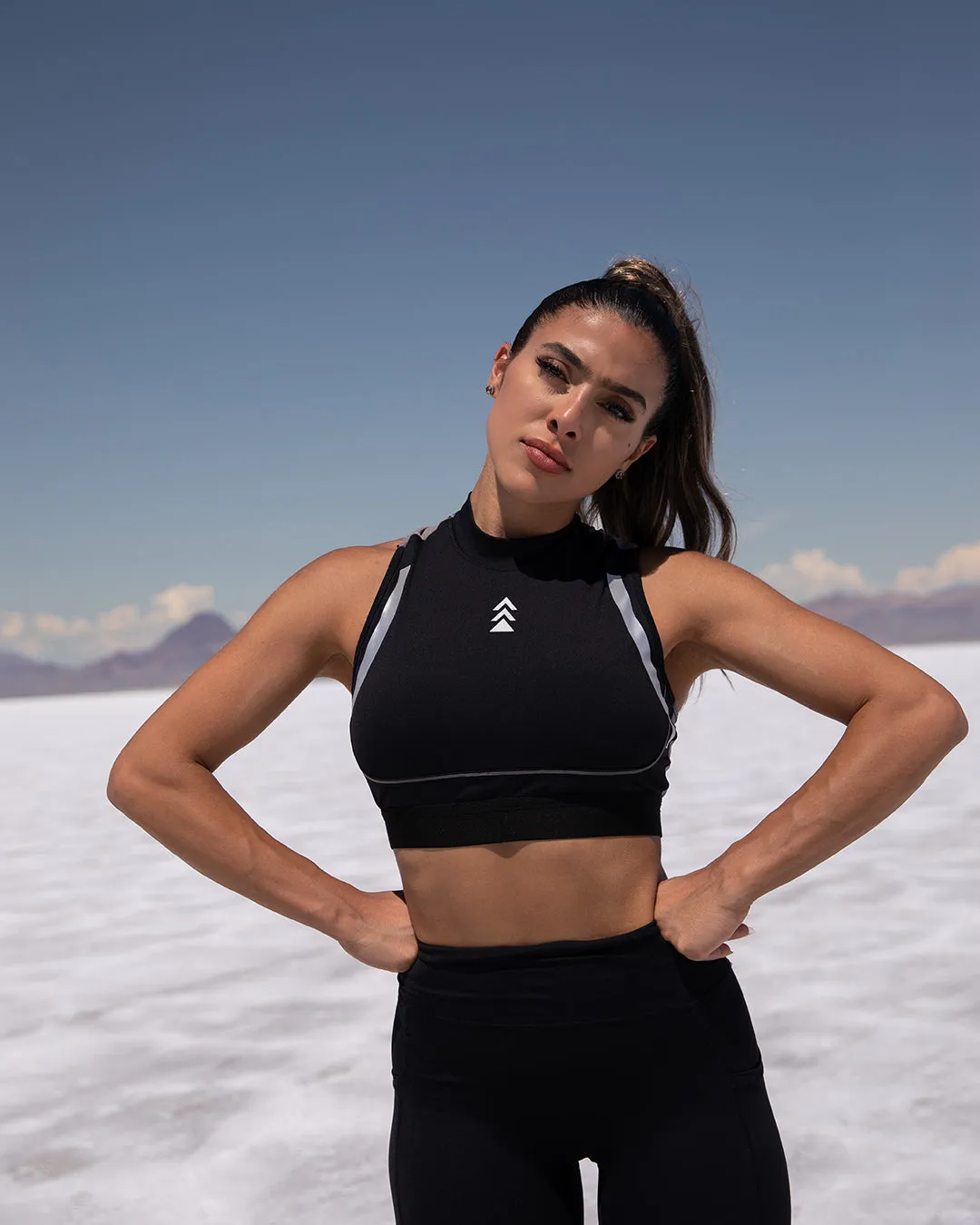 Zip Up Performance Bra