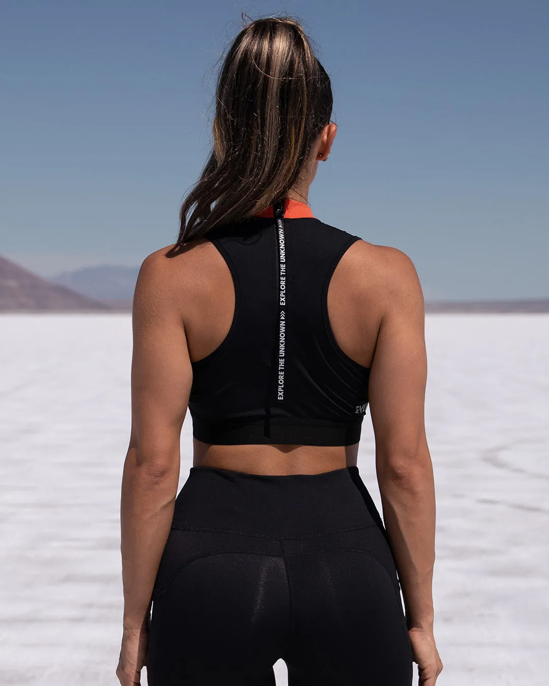 Zip Up Performance Bra