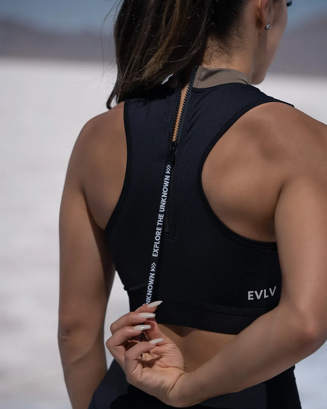 Zip Up Performance Bra