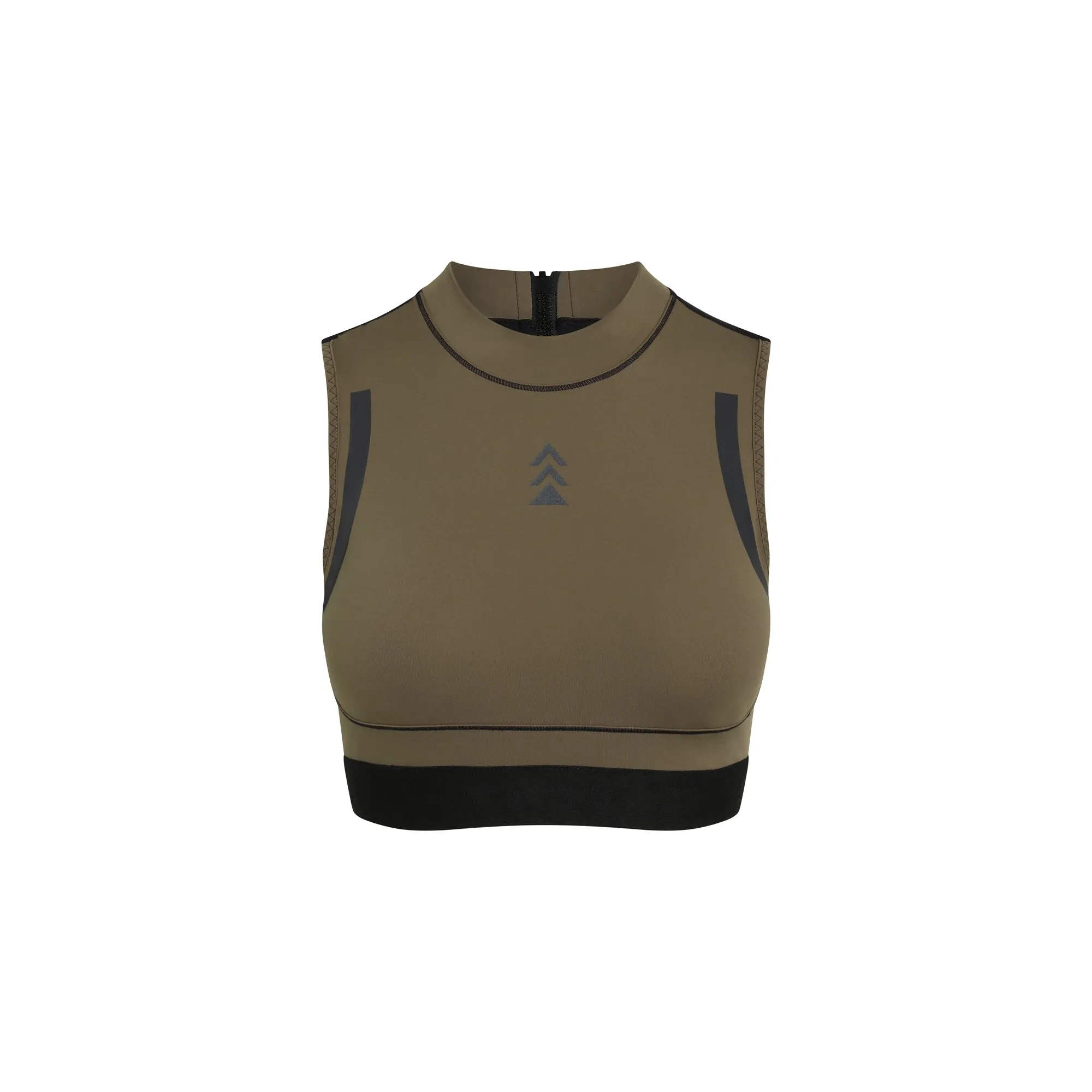 Zip Up Performance Bra