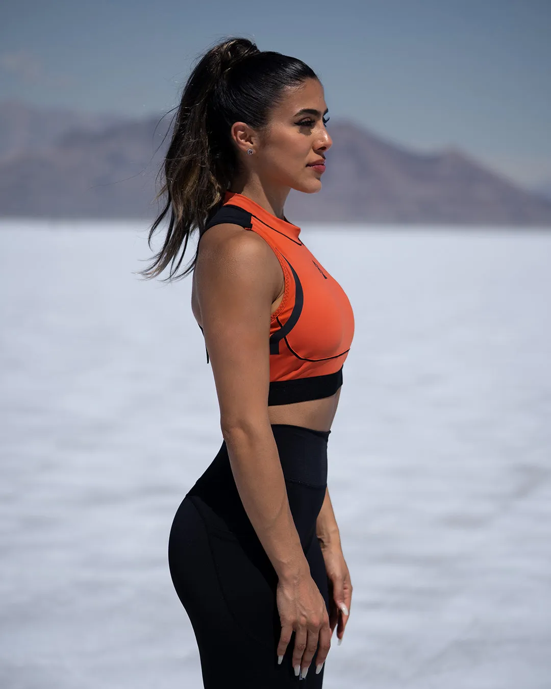 Zip Up Performance Bra